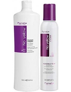 Fanola  No Yellow Shampoo & Conditioner Foam